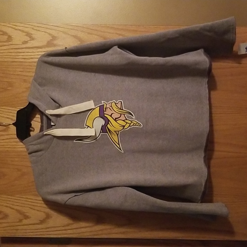 VIKINGS NFL LADIES SWEATSHIRT Hoodie SZ L NWT